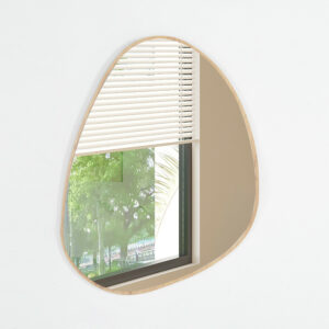 Miroir 'Roza' 80x60 Chêne vieilli (1c)