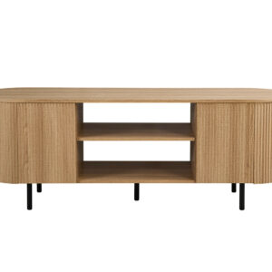 Meuble TV 'Lagos' 160 cm Décor Chêne Naturel (2c)