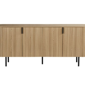 Bahut 'Lagos' 200 cm Décor Chêne Naturel (3c)