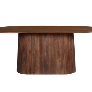 Table 'Miguel' 200 cm Ovale Bois de manguier Brun clair (2c)