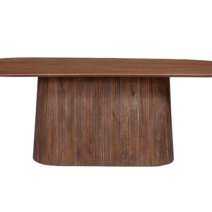 Table 'Miguel' 230 cm Ovale Bois de manguier Brun clair (2c)