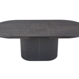 Table extensible 'Lagos' 180-220 cm Ovale Décor Brun foncé (2c)