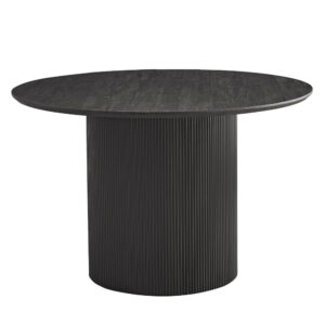 Table 'Lagos' 120 cm Ronde Décor Brun foncé (2c)