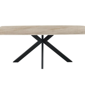 Table 'Apollo' 160 cm Ovale Danoise Pierre Brillant Shakespear Beige (2c)