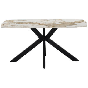 Table 'Apollo' 160 cm Ovale Danoise Pierre brillante Pandora (2c)